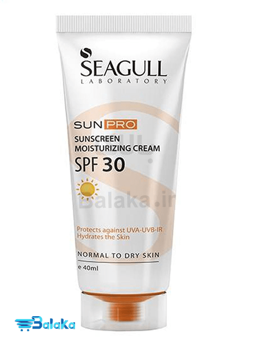 کرم ضد آفتاب و مرطوب کننده سی گل SPF30 مدل Sunpro